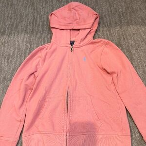 Polo Ralph Lauren Girls Hooded Sweatshirt Size M 8/10